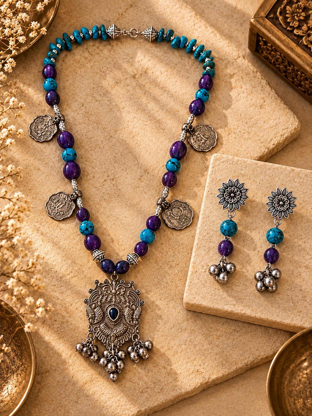Neelanjali Neck-Ear Set