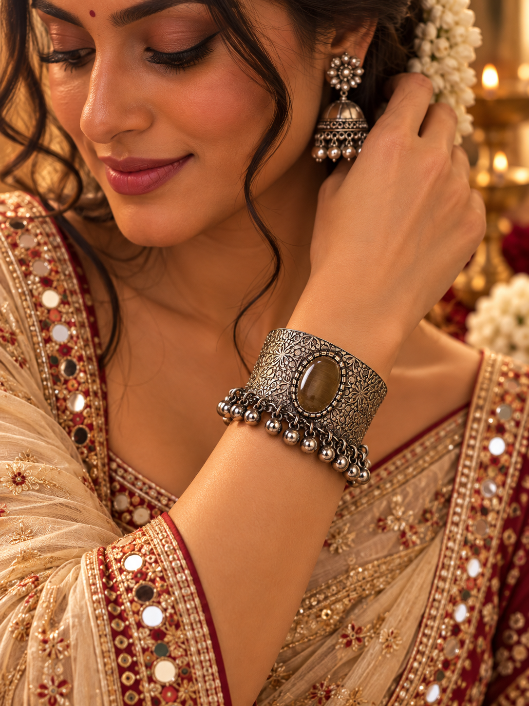 Earthen Stone Cuff