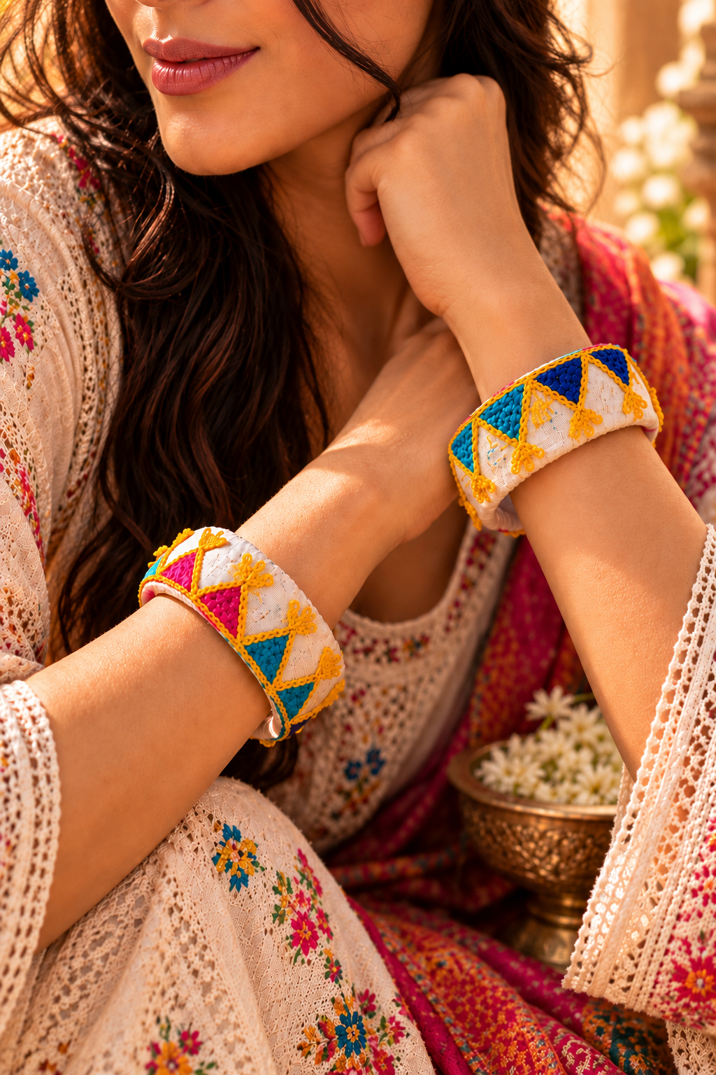 Mosaic Bangle Set